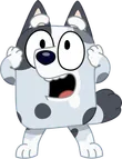 Muffin from Bluey tv show